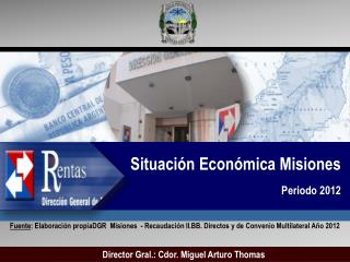 Situación Económica Misiones Periodo 2012
