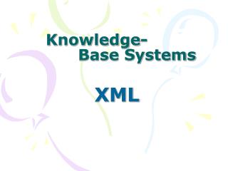 Knowledge- 				Base Systems