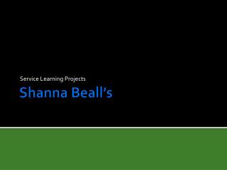 Shanna Beall’s