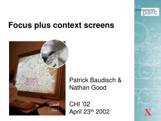 Focus plus context screens