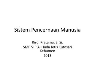 Sistem Pencernaan Manusia