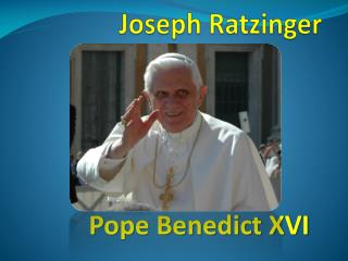 Joseph Ratzinger