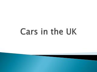 Cars in the UK