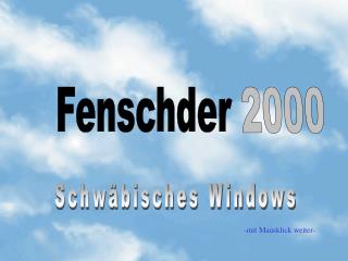 Fenschder