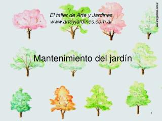 El taller de Arte y Jardines www.arteyjardines.com.ar