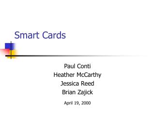 Smart Cards