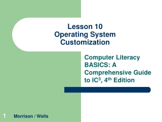 Lesson 10 Operating System Customization