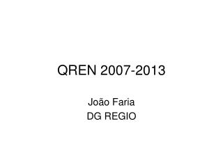 QREN 2007-2013