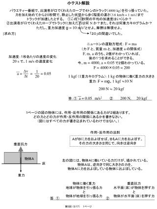 バラエティー番組で、出演者が口でくわえたロープで４トンのトラック（ 4000 kg ）を引っ張っていた。