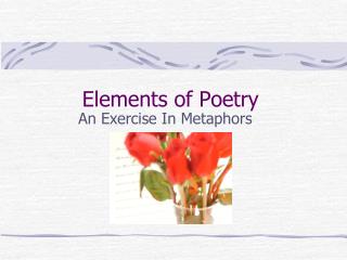 Elements of Poetry