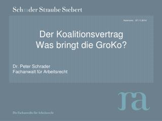 Der Koalitionsvertrag Was bringt die GroKo?