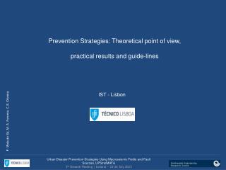 Prevention Strategies : Theoretical point of view , practical results and guide-lines