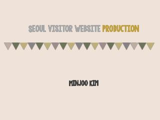 Seoul visitor website production