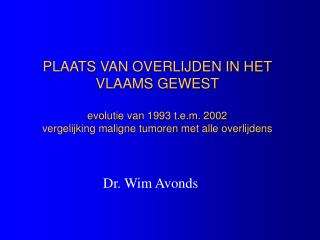 Dr. Wim Avonds