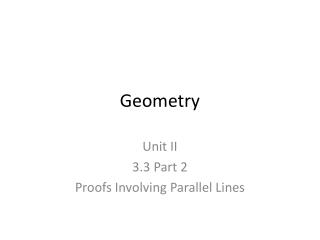 Geometry