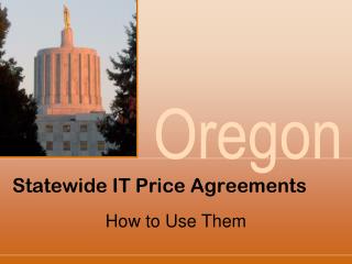 Statewide IT Price Agreements