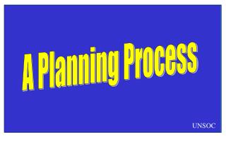 A Planning Process