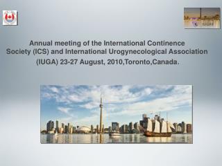 Annual meeting of the International Continence
