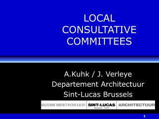 LOCAL CONSULTATIVE COMMITTEES