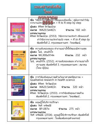 แนะนำหนังสือใหม่ กรกฎาคม 2555