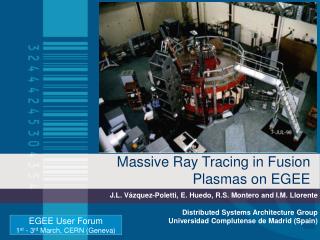 Massive Ray Tracing in Fusion Plasmas on EGEE