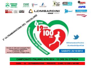 CAMPIONATO ITALIANO IUTA 2014 - 12 ORE SU STRADA