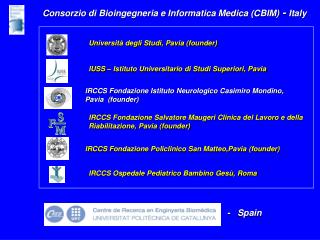 IRCCS Fondazione Salvatore Maugeri Clinica del Lavoro e della Riabilitazione, Pavia (founder)
