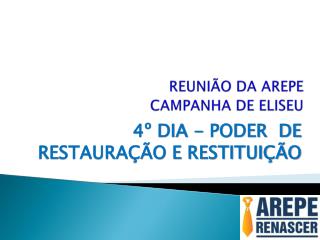 REUNIÃO DA AREPE CAMPANHA DE ELISEU