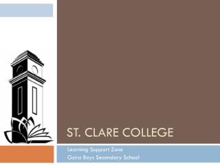 St . Clare College