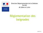 R glementation des baignades