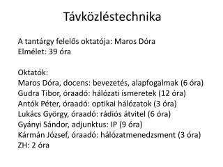 Távközléstechnika