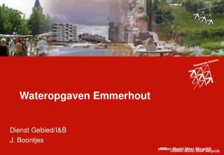 Wateropgaven Emmerhout