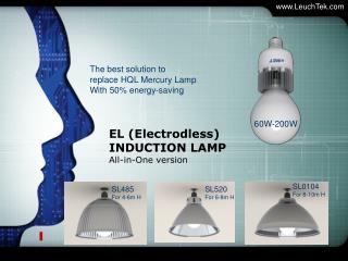 EL (Electrodless) INDUCTION LAMP All-in-One version