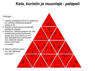 Kela, kuristin ja muuntaja - palapeli