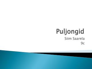 Puljongid