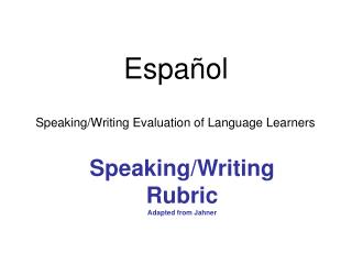 Español