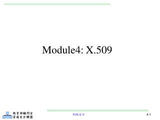 Module4: X.509
