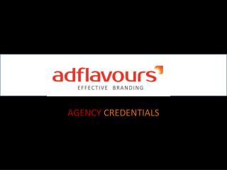 AGENCY CREDENTIALS