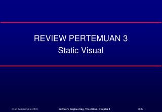 REVIEW PERTEMUAN 3 Static Visual