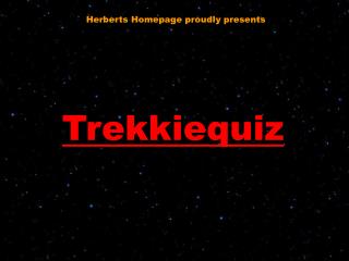 Trekkiequiz