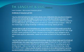 TH. LANGS HF &amp; VUC Silkeborg