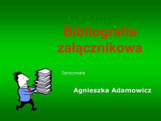 Bibliografia załącznikowa