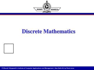 Discrete Mathematics