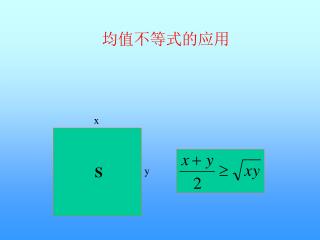 均值不等式的应用