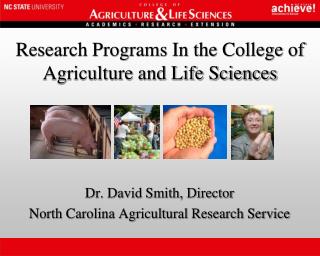 Research Programs In the College of Agriculture and Life Sciences