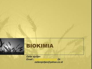 BIOKIMIA