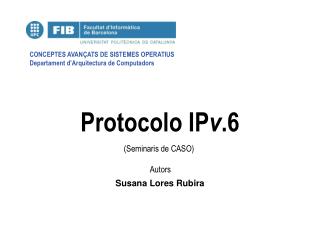 Protocolo IP v .6