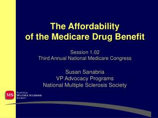 Affordability of Medicare Rx – Four Ways to View