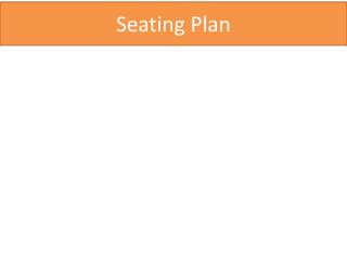 Seating Plan