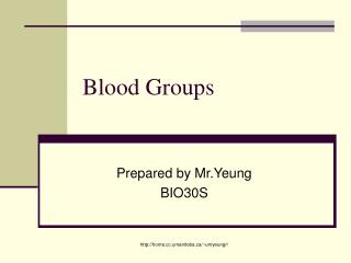 Blood Groups